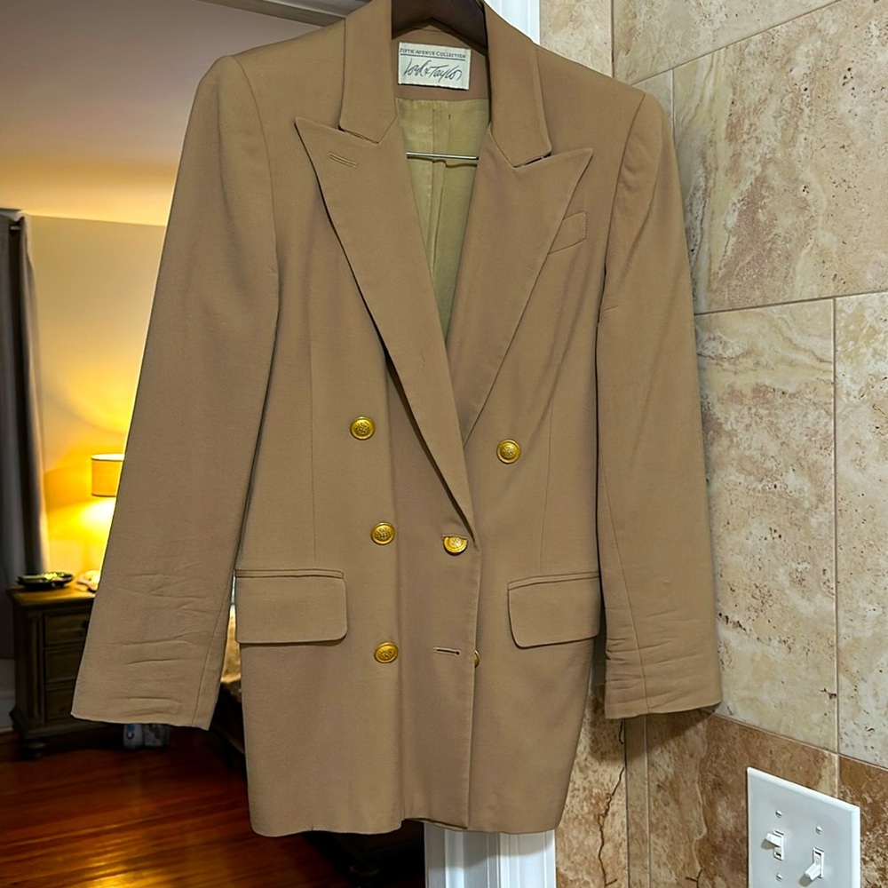 Vintage Lord & Taylor Fifth Avenue double breasted jacket